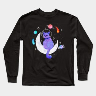 Space Cat Long Sleeve T-Shirt